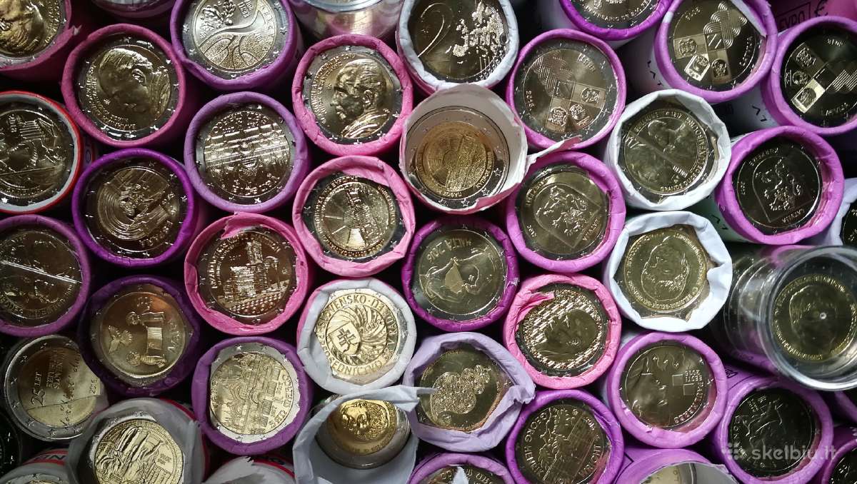 Euro monetos, euru monetu ritineliai
