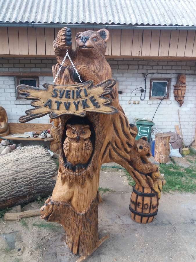 Medinės skulptūros - nuotraukos Nr. 19