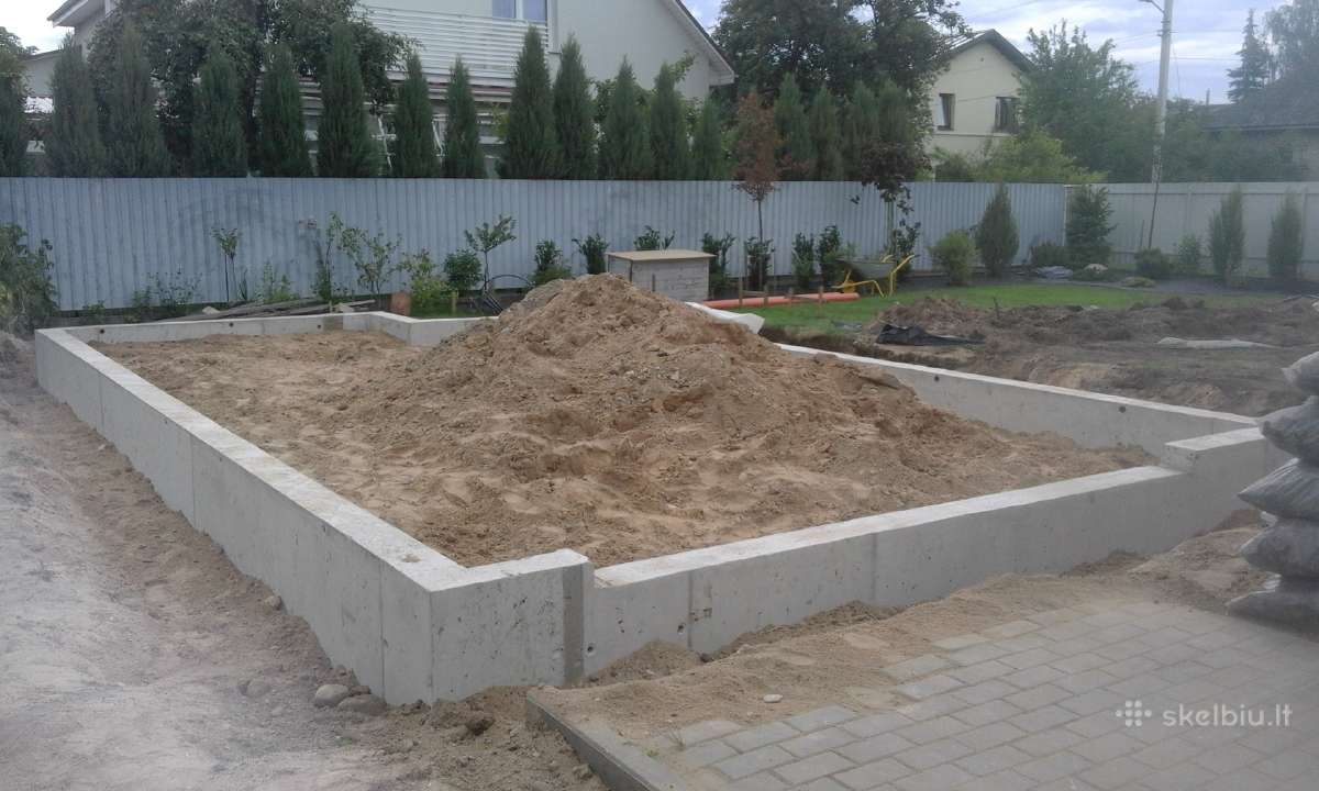 Pamatų įrengimas, perdangų, laiptų betonavimas, - nuotraukos Nr. 9