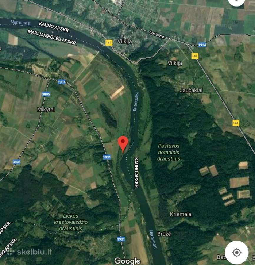 Sklypas ant Nemuno kranto