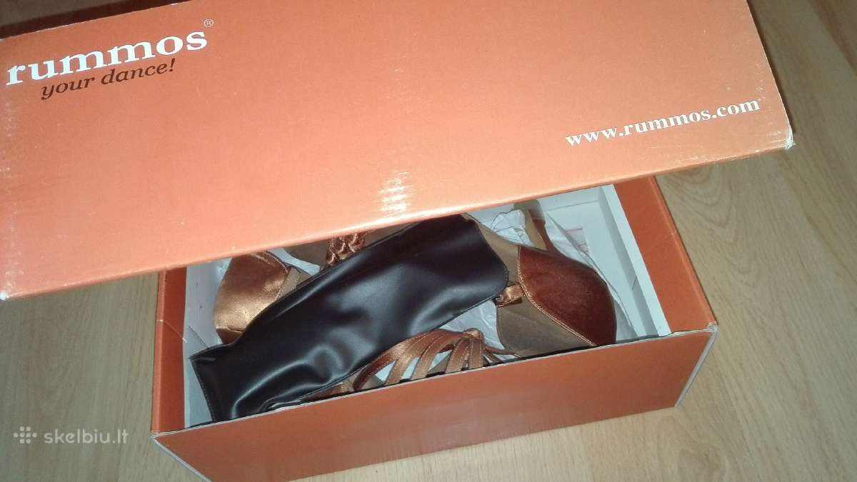 Profesionalūs šokių bateliai „rummos“ su dežute