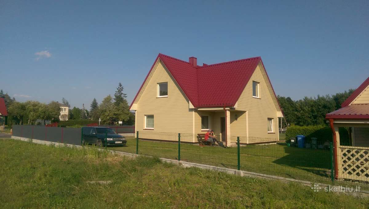 Mediniu namų, stogų ir fasadų dažymas.