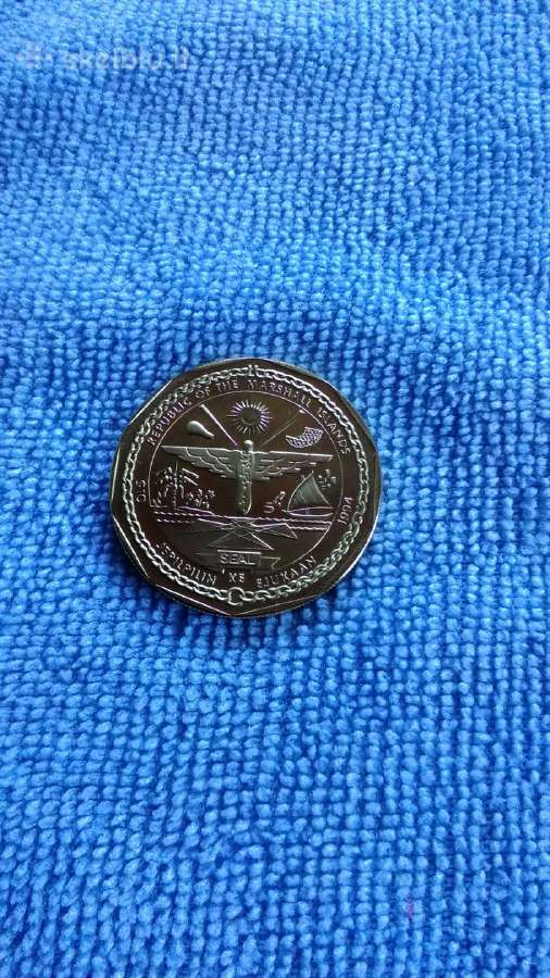 Moneta Marshall isl. 1994m. 10 dollars, cu-ni - nuotraukos Nr. 2