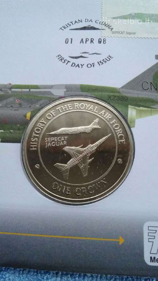 Gibraltar , 2008 m. 1 crown , cu-ni