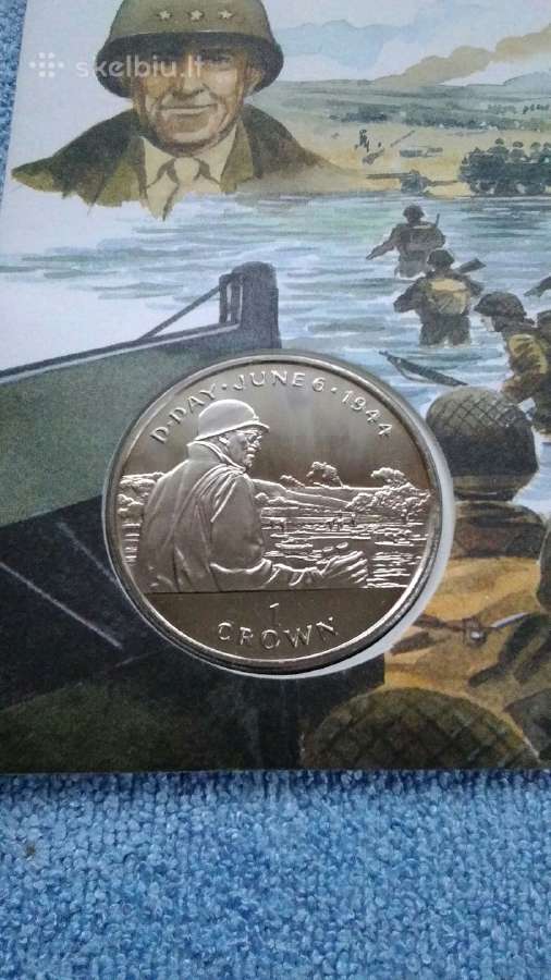 Moneta Isle of Man, 1994m. 1 krona, cu-ni