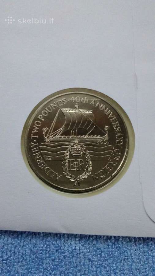 Moneta Alderney , 1992m. 2 svarai, cu-ni