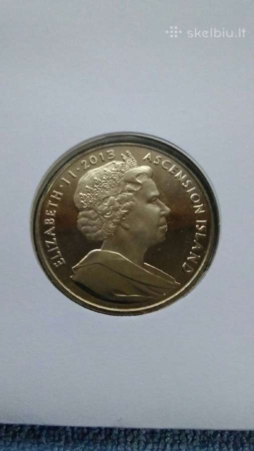 Moneta Ascension isl. 2013 m. 1 krona. cu-ni - nuotraukos Nr. 2