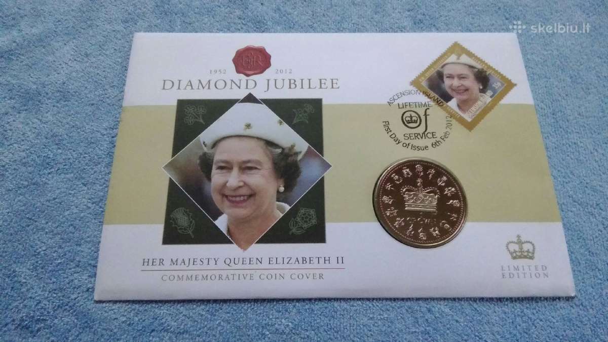 Moneta Ascension isl. 2013 m. 1 krona. cu-ni - nuotraukos Nr. 3