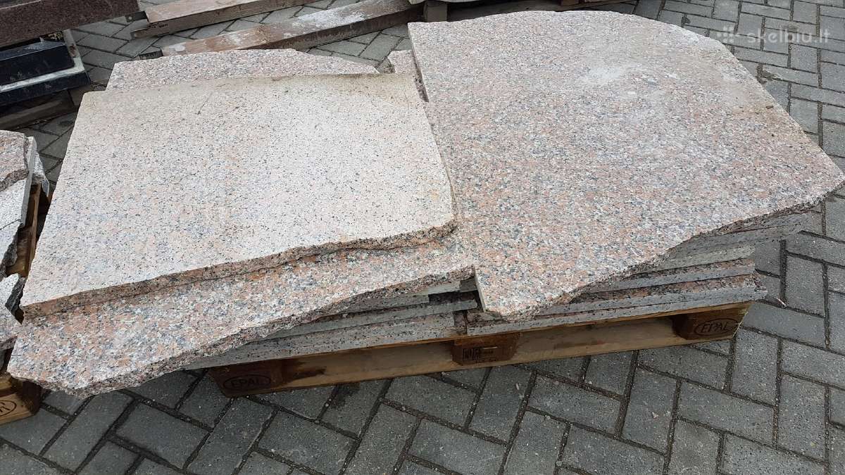 Natūralaus akmens - granito nuopjovos 10€m2 akcija