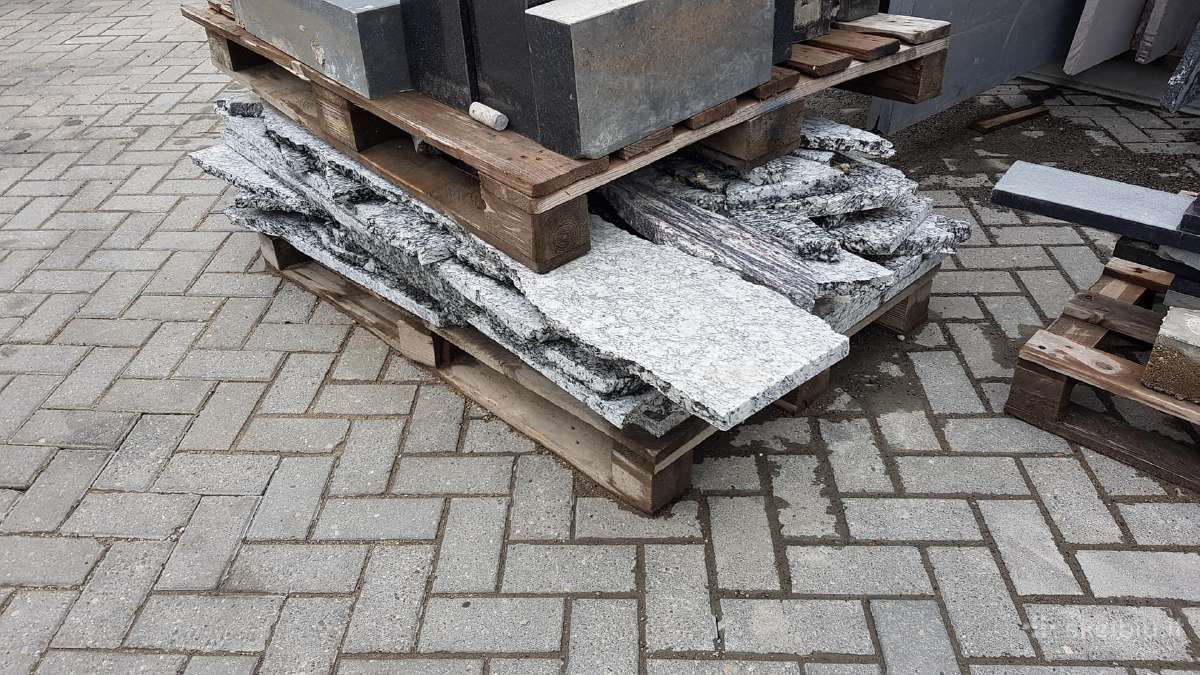 Natūralaus akmens - granito nuopjovos 10€m2 akcija - nuotraukos Nr. 2