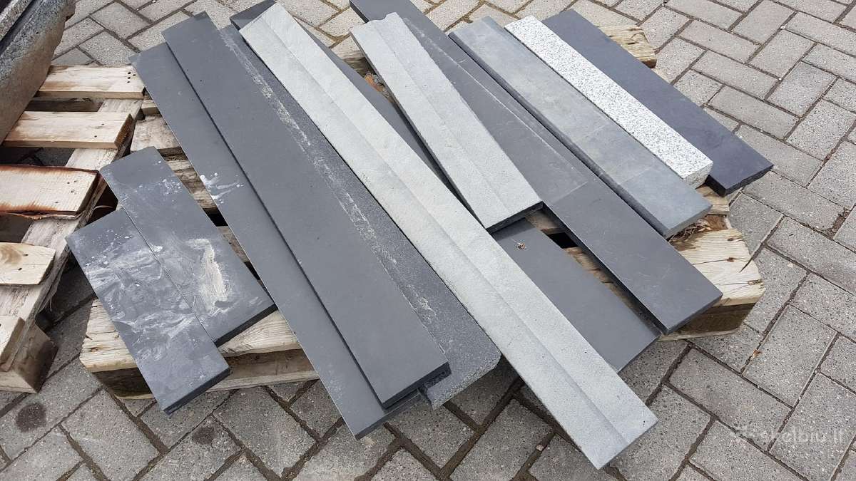 Natūralaus akmens - granito nuopjovos 10€m2 akcija - nuotraukos Nr. 4