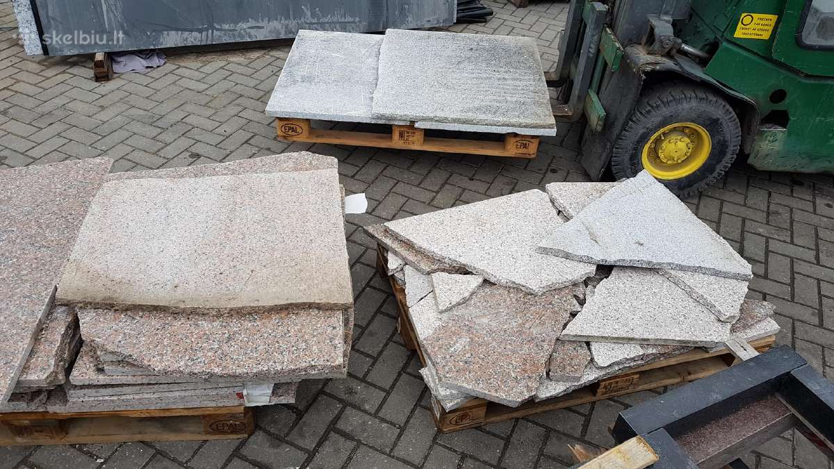 Natūralaus akmens - granito nuopjovos 10€m2 akcija - nuotraukos Nr. 5