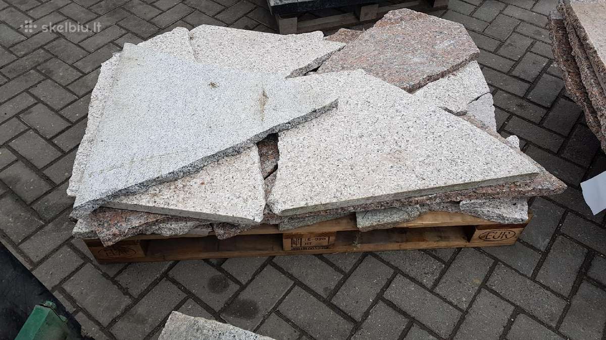 Natūralaus akmens - granito nuopjovos 10€m2 akcija - nuotraukos Nr. 6