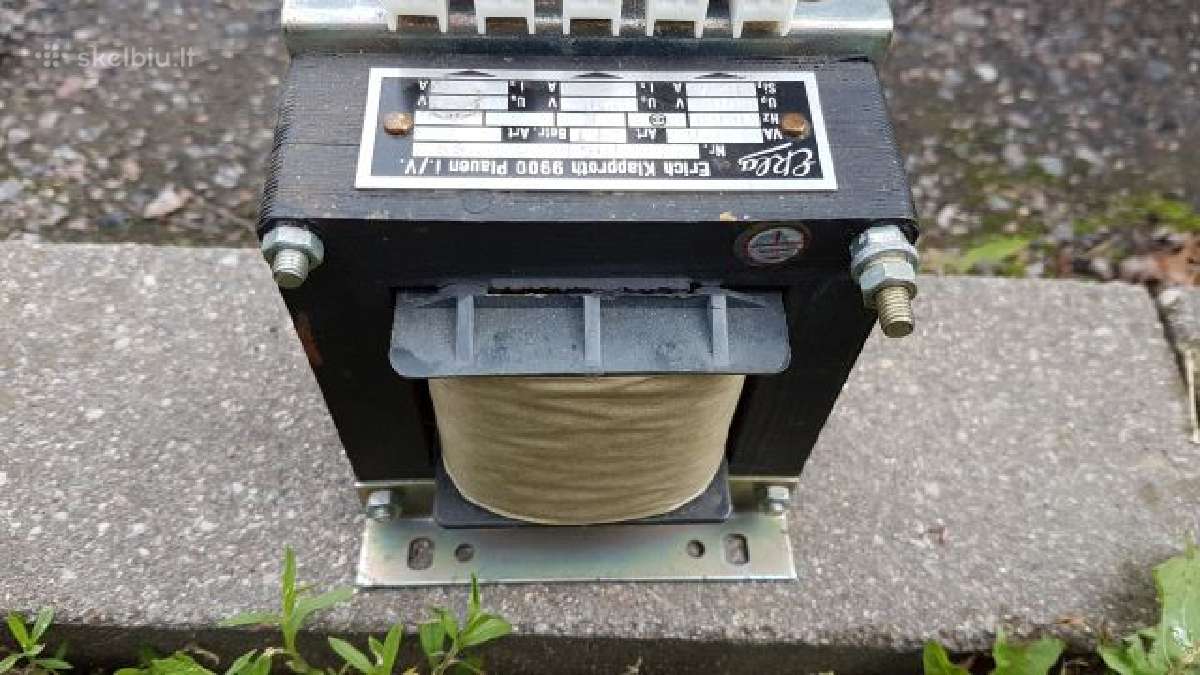 Pažeminantis transformatorius Ekla 380/220v Ac - nuotraukos Nr. 4
