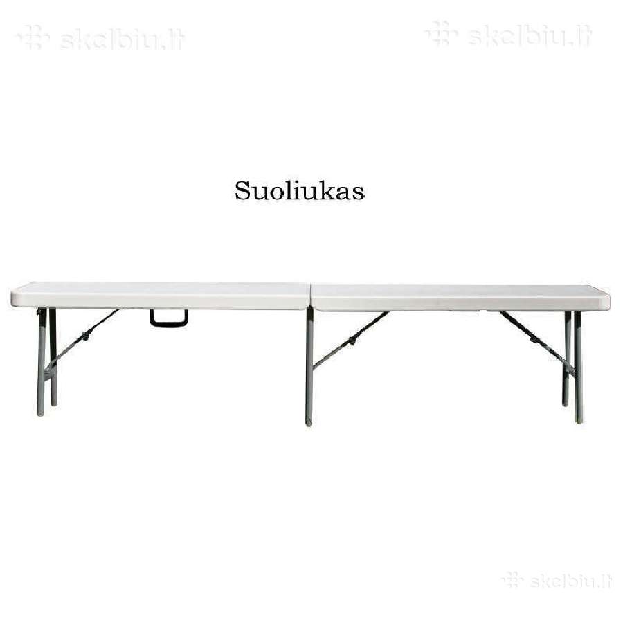 Sulankstomas stalas,suoliukas 180cm , 240cm, 120cm - nuotraukos Nr. 7