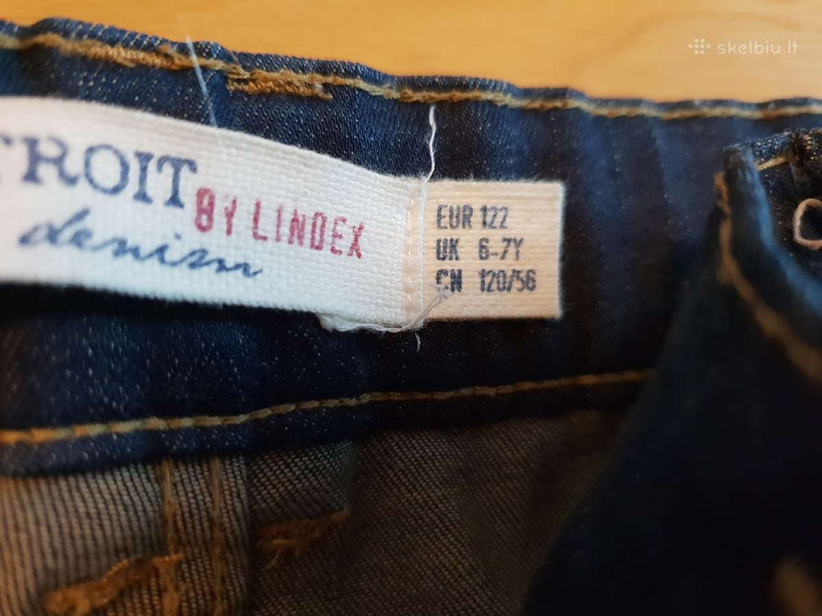 Lindex džinsiukai 6-7m mergaitei - nuotraukos Nr. 2