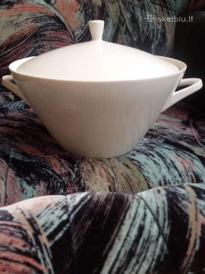 Porcelianinė sriubinė,salotinė,padažinė talpa 1,6l - nuotraukos Nr. 9