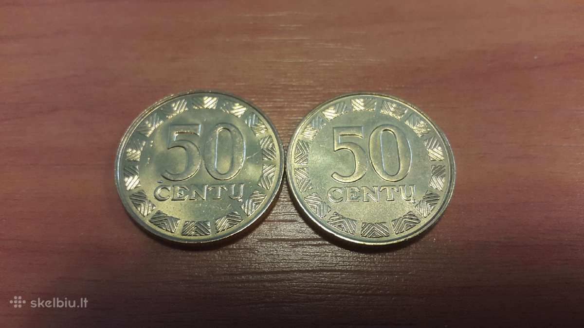 50 centų 1997,2000 Unc