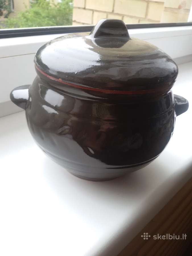Keramikinė puodynė, čenakinė.talpa 1,2 L.