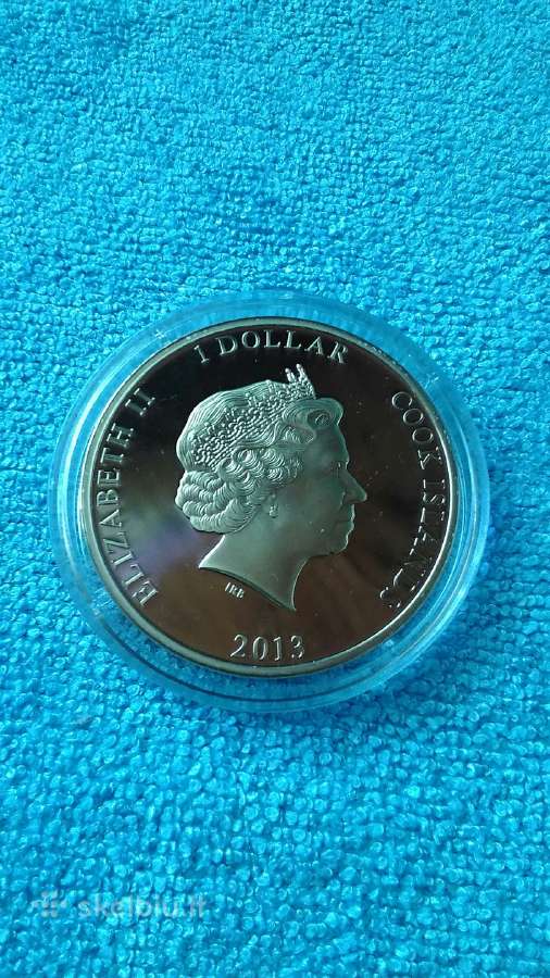 Moneta Cook islands , 2013 m. 1 dollar , cu-ni - nuotraukos Nr. 2