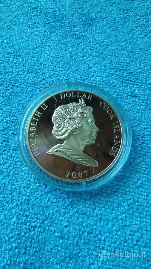 Cook islands , 2007 m. 1 dollar , cu-ni - nuotraukos Nr. 2
