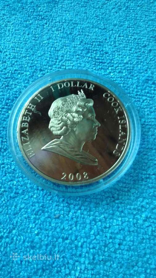 Cook islands , 2008 m. 1 dollar , cu-ni - nuotraukos Nr. 2