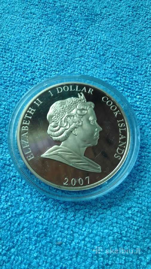Cook islands , 2007 m. 1 dollar , cu-ni - nuotraukos Nr. 2
