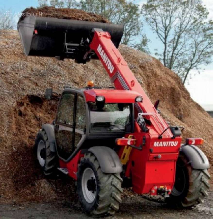 Teleskopinio krautuvo Manitou Mlt741 nuoma! - nuotraukos Nr. 3