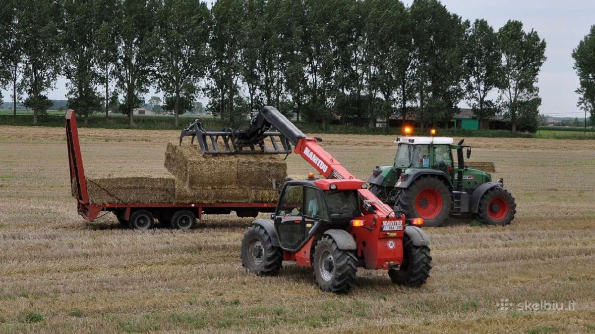 Teleskopinio krautuvo Manitou Mlt741 nuoma!