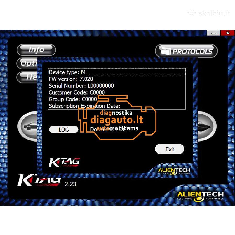 Ktag Master Eu Red V7.020 Chip Tuning įranga - nuotraukos Nr. 6