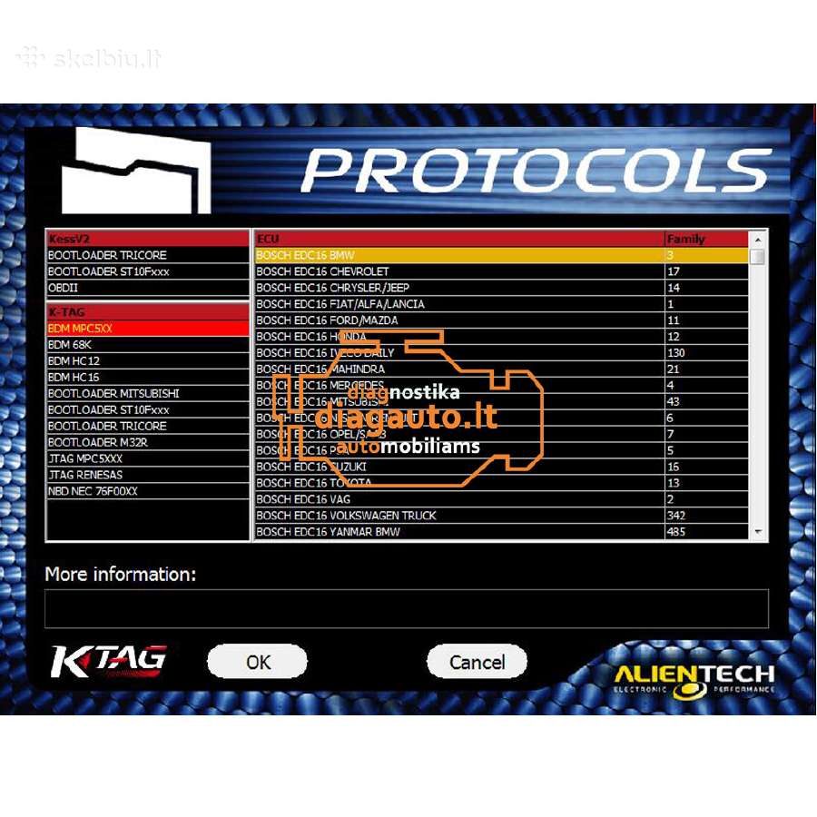 Ktag Master Eu Red V7.020 Chip Tuning įranga - nuotraukos Nr. 7
