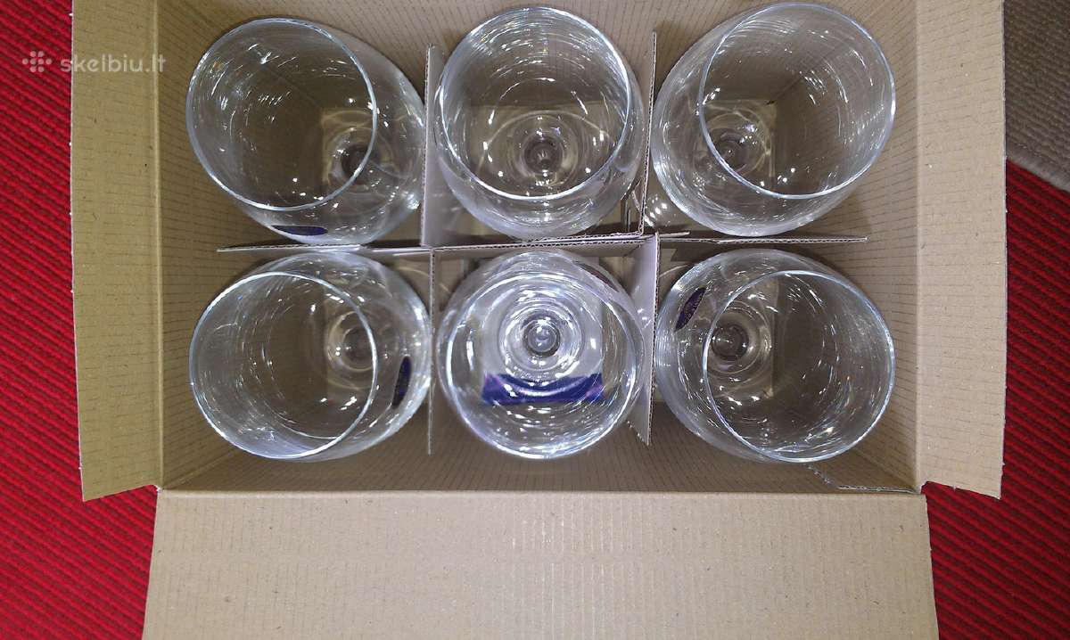 Naujos Vyno Taurės"bohemia"talpa 350 ml.6 vnt. - nuotraukos Nr. 6