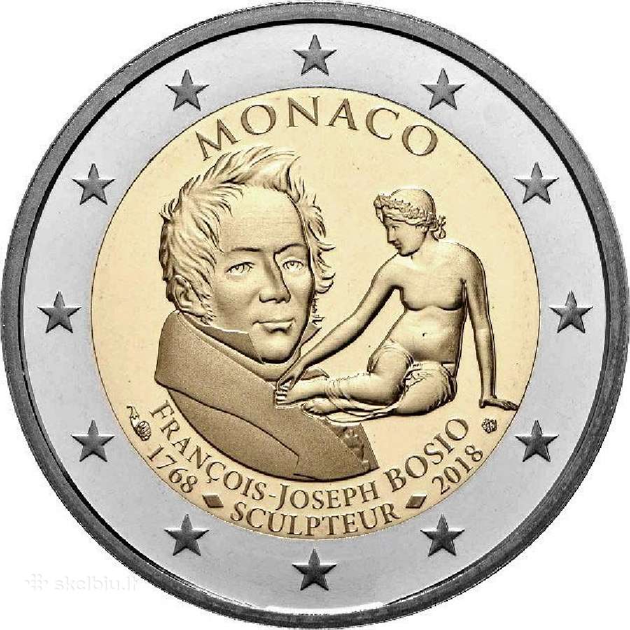 2 eurų Monako Unc proginės monetos - nuotraukos Nr. 5