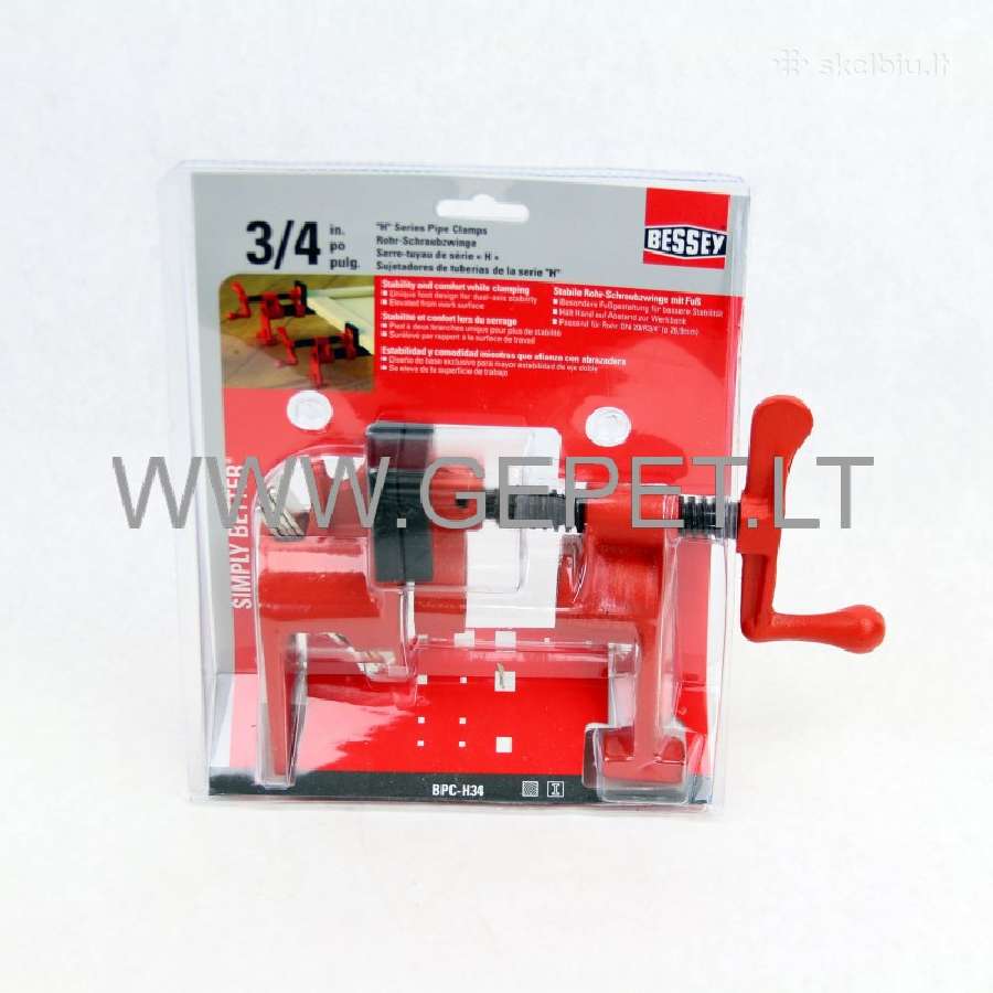 Bessey vamzdiniai spaustuvai Bpc-h34 Akcija - nuotraukos Nr. 16