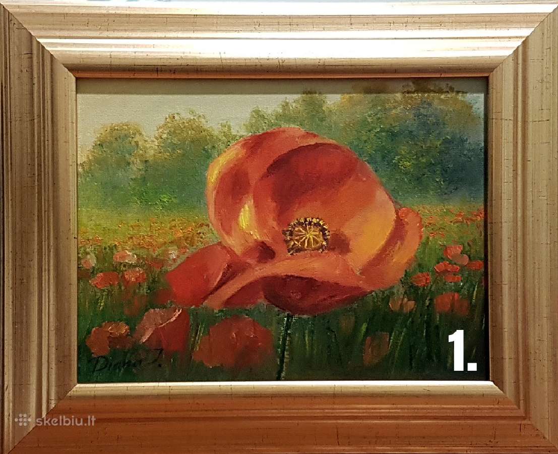 Paveikslai su gėlėmis - nuotraukos Nr. 4