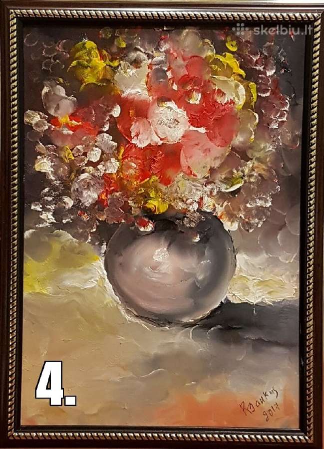 Paveikslai su gėlėmis - nuotraukos Nr. 7