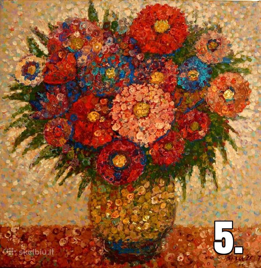 Paveikslai su gėlėmis - nuotraukos Nr. 6