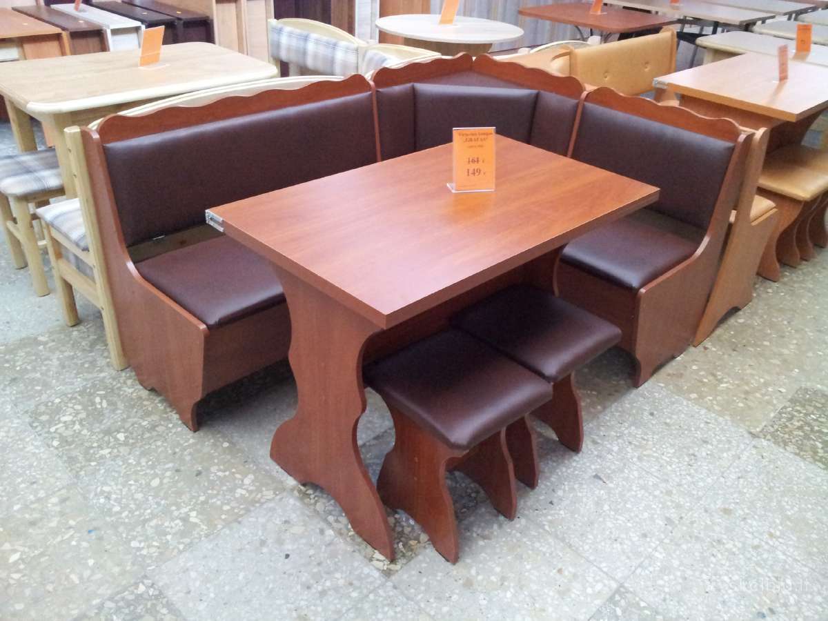 Virtuvinis Kampas "Graf" (Vinilas) Komplekte