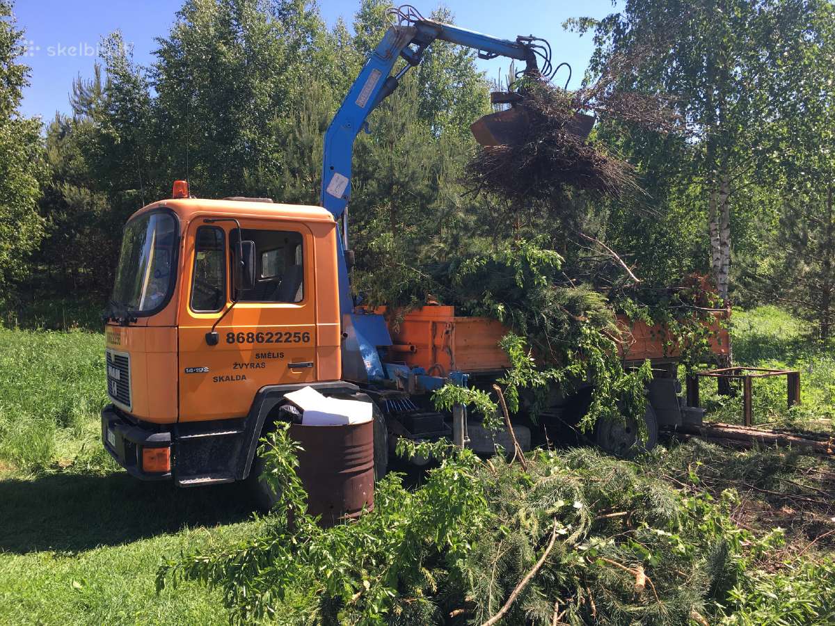 Smėlis skalda kompostas juodžiemis žvyras betonas - nuotraukos Nr. 13