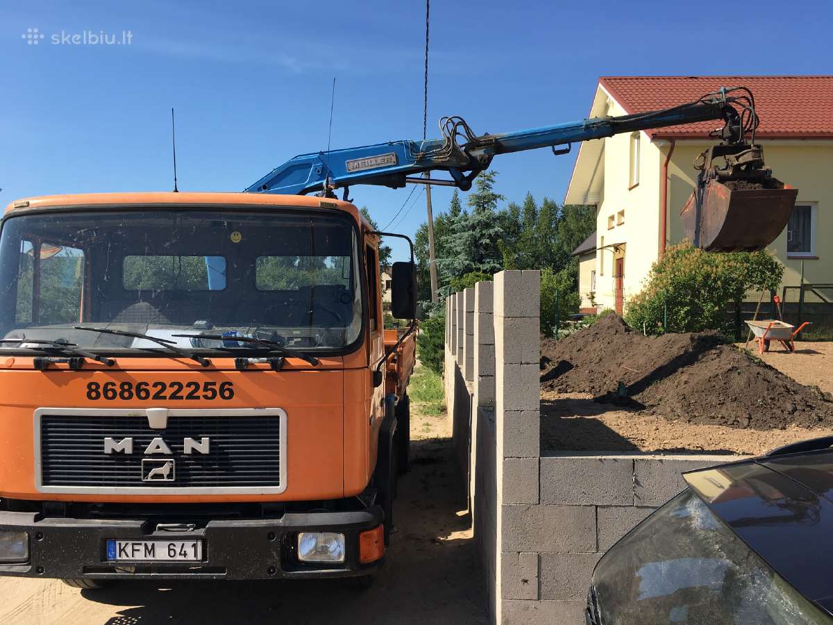 Smėlis skalda kompostas juodžiemis žvyras betonas - nuotraukos Nr. 7