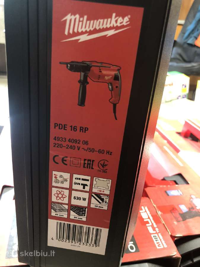 Milwaukee gręžtuvas pde16rp