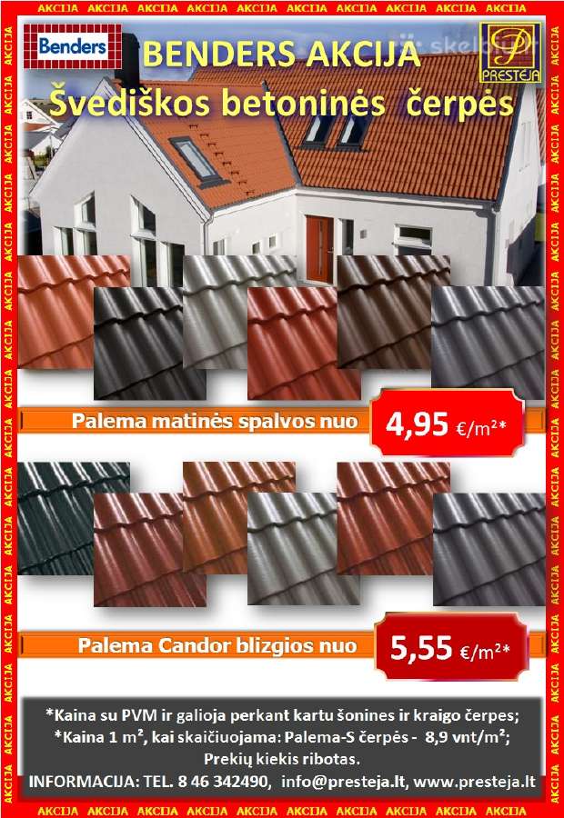 Statybinės apdailos medžiagos nuo pamatų iki stogo - nuotraukos Nr. 13