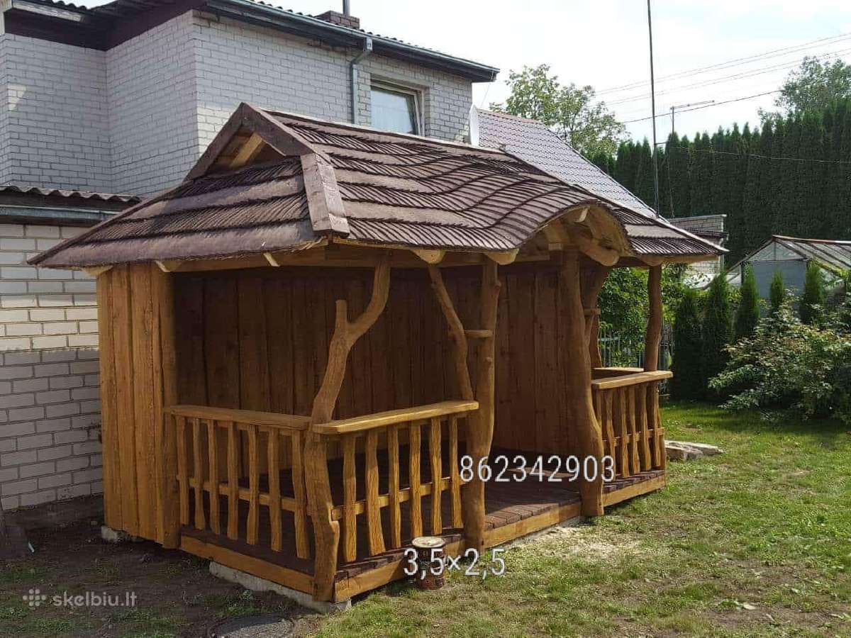 Pavėsinės, šulinio apdaila,vaikų žaidimų aikštelės - nuotraukos Nr. 31