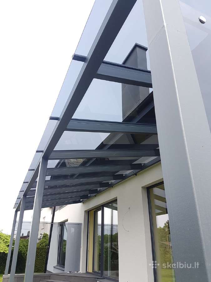 Terasų stoginių stiklinimas / Terasų stiklinimas - nuotraukos Nr. 3