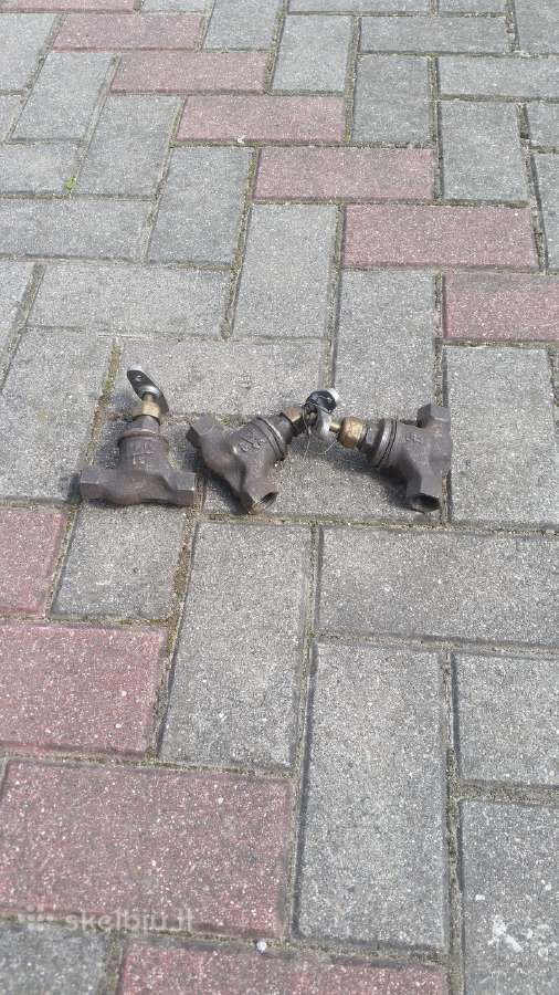 Vandens sklendes ventiliai kranai