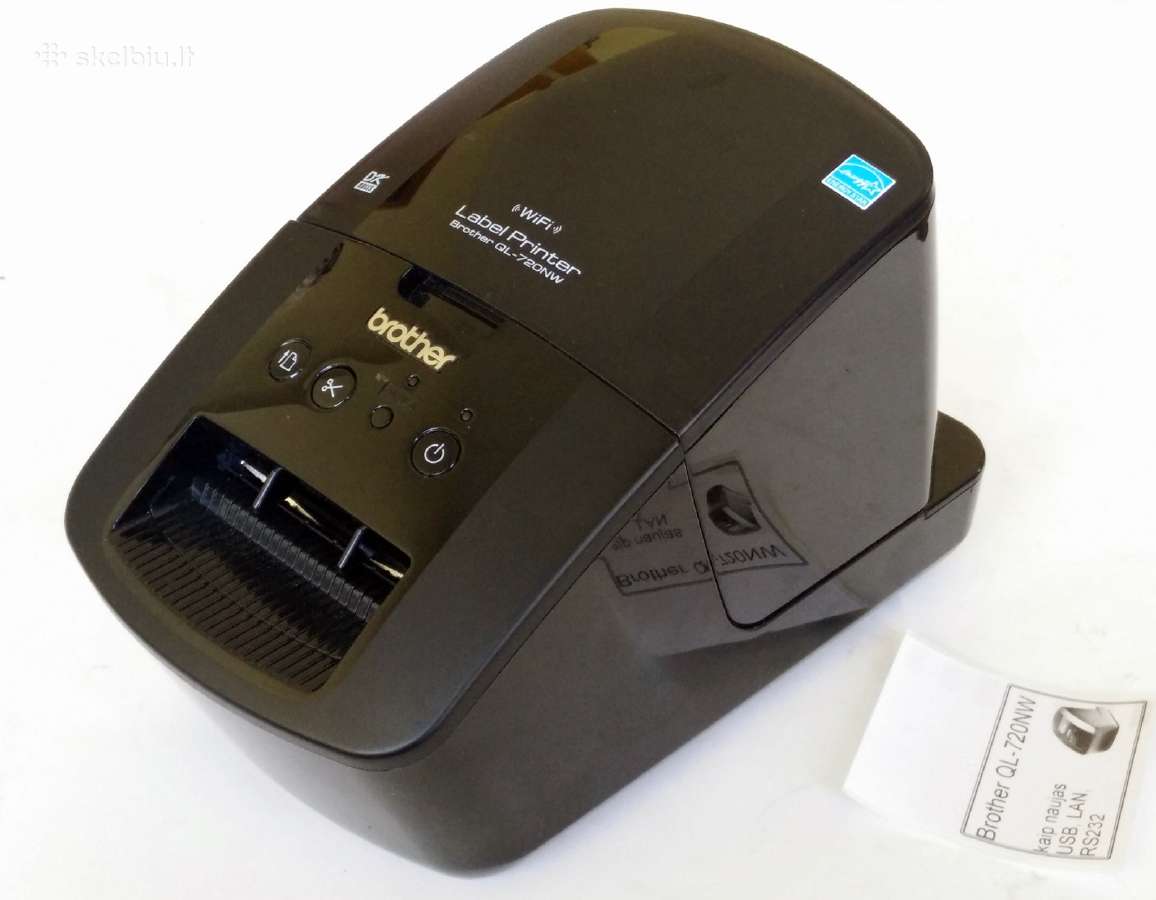Etikečių spausdintuvai Brother Ql-720nw WiFi Ql820 - nuotraukos Nr. 2
