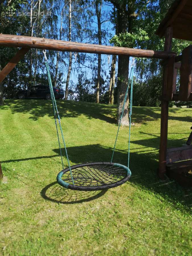 Plastikinės supynės, gandro lizdas su tinklu - nuotraukos Nr. 2