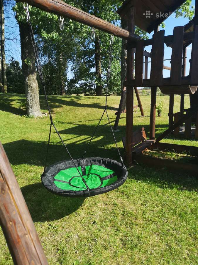 Plastikinės supynės, gandro lizdas su tinklu - nuotraukos Nr. 4