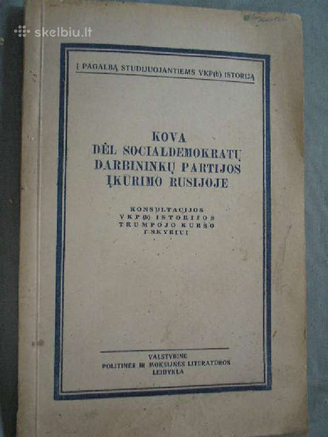 1950m kova del soc.demokratu part.ikurimo rusijoje