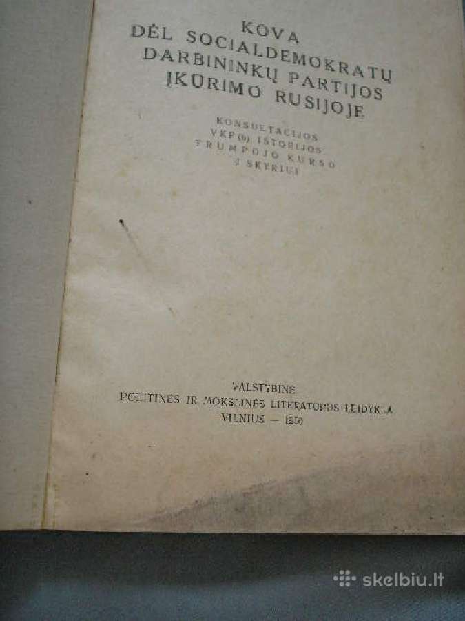1950m kova del soc.demokratu part.ikurimo rusijoje - nuotraukos Nr. 2